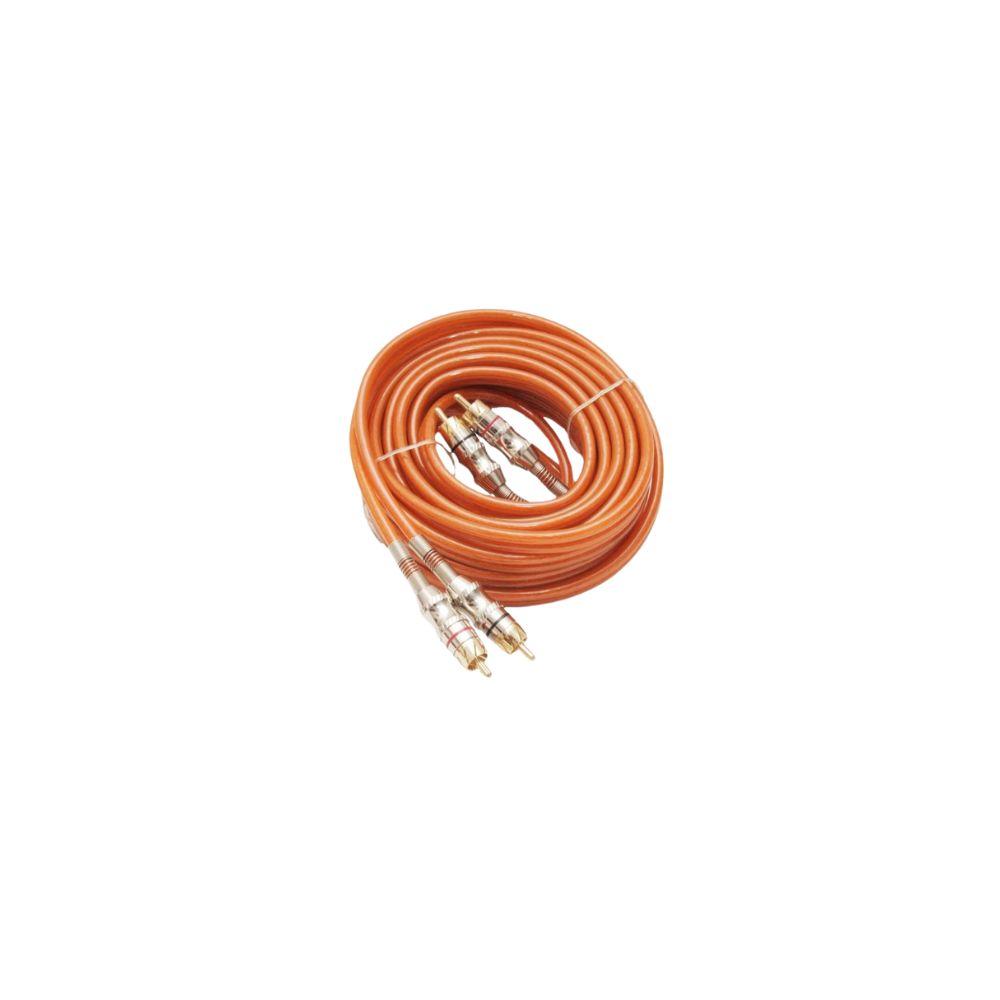 CABO RCA 5M 5MM PLUG R OURO TRIPLA BLINDAGEM LJ