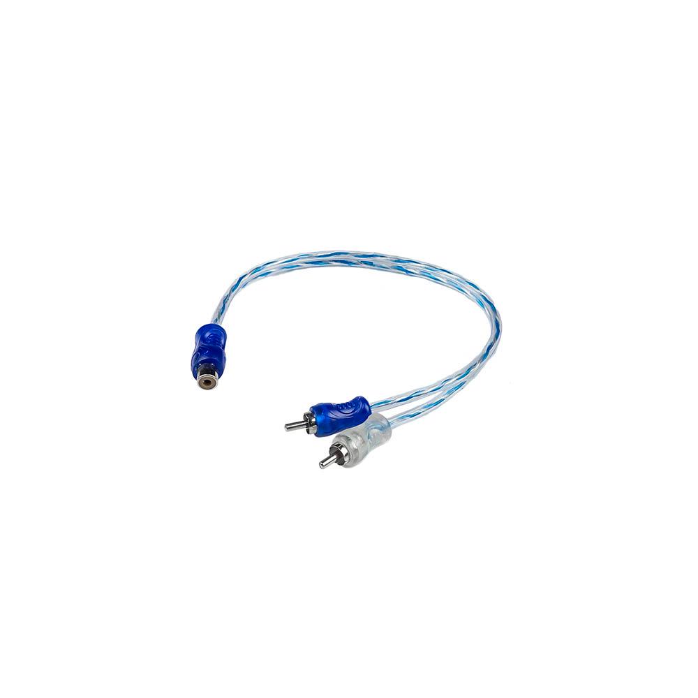 CABO RCA Y 2M/1F 4MM INJETADO AZUL