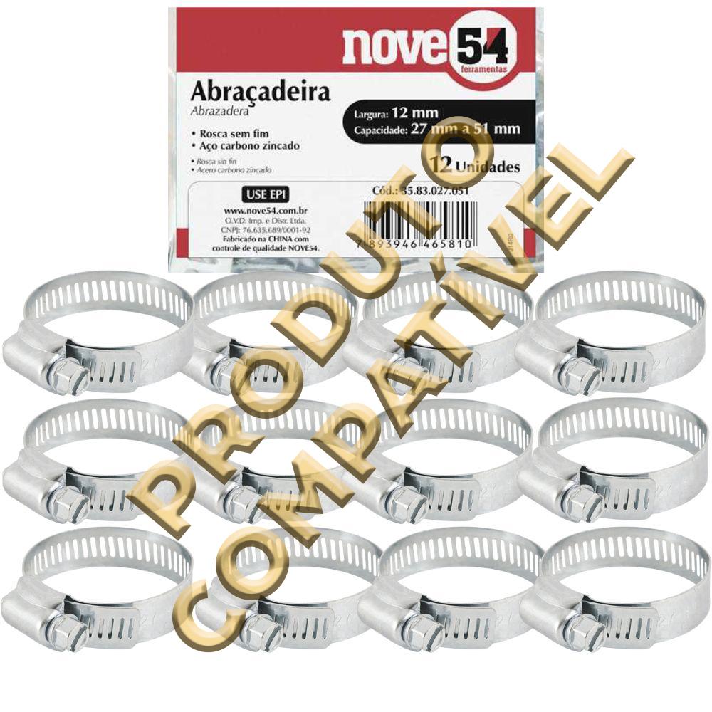 ABRACADEIRA ROSCA S/FIM 16A25MM (12PC) NOVE54