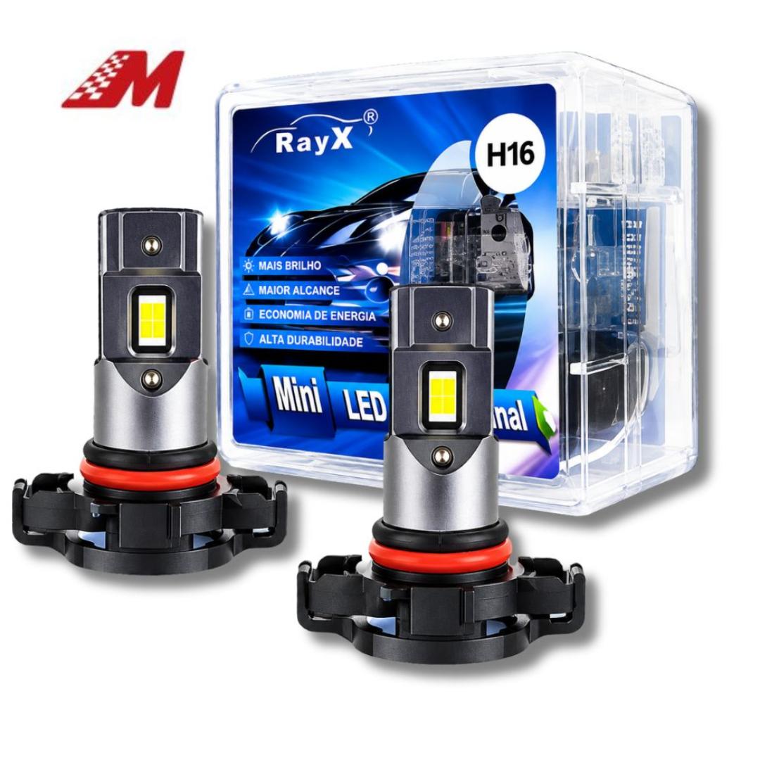 KIT LAMPADA LED MINI H16 12/24V 32W 12000LM P/PLAY