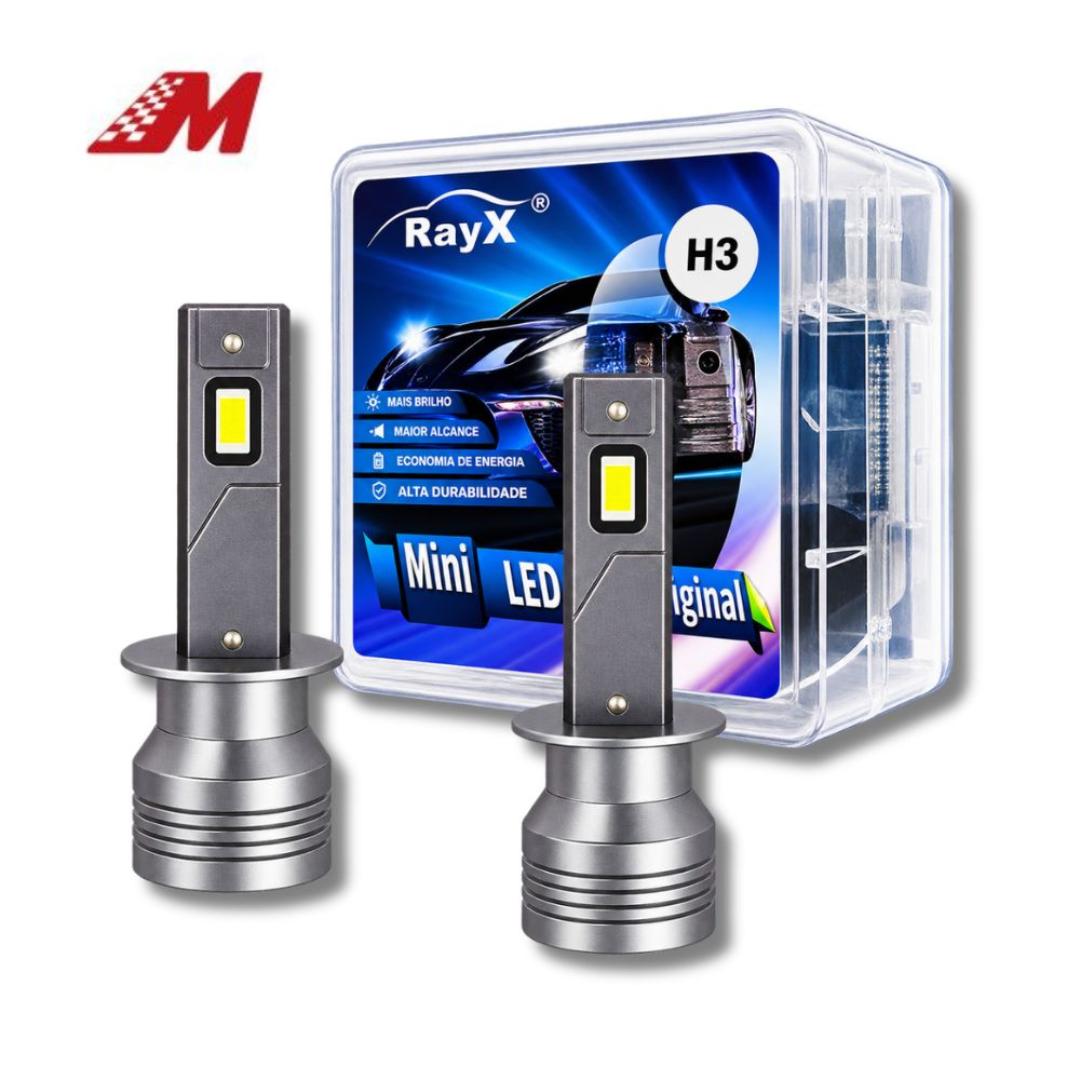 KIT LAMPADA LED MINI H3 12/24V 32W 12000LM P/PLAY