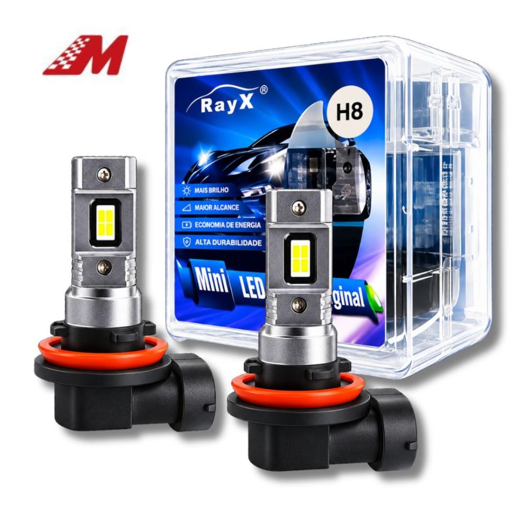 KIT LAMPADA LED MINI H8 12/24V 32W 12000LM P/PLAY