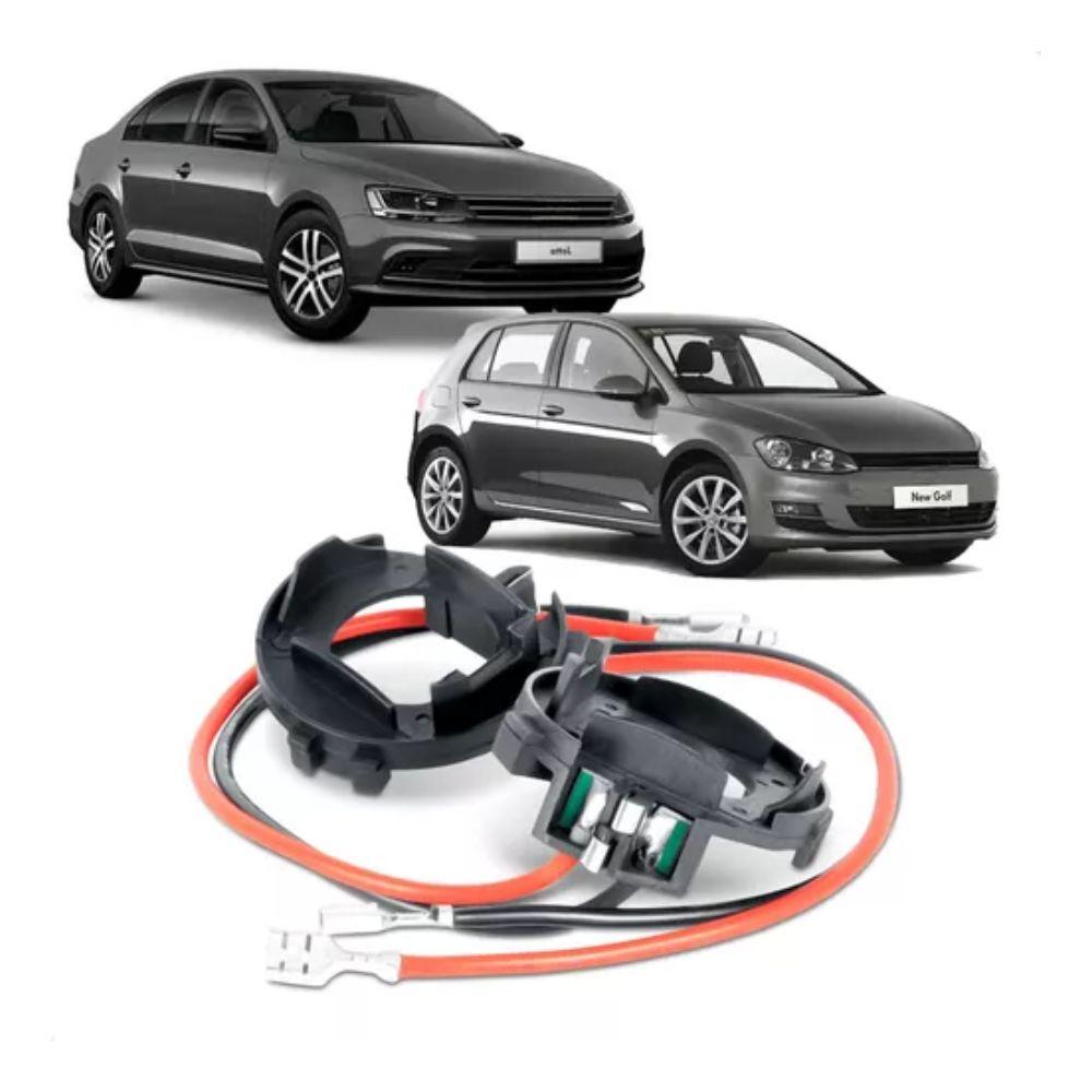 ADAPTADOR LED XENON H7 JETTA 05/10 GOLF 5 (PAR)