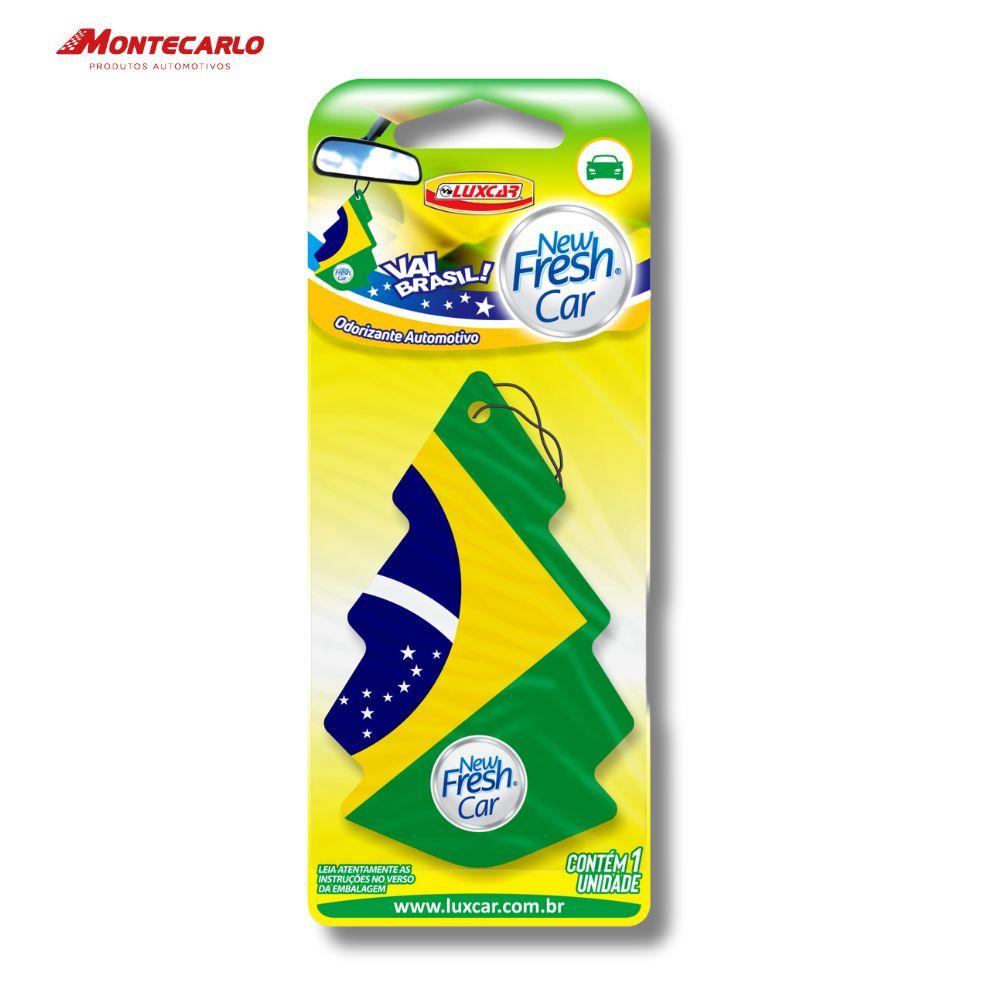 AROMATIZANTE FOLHINHA NEW FRESH CAR VAI BRASIL