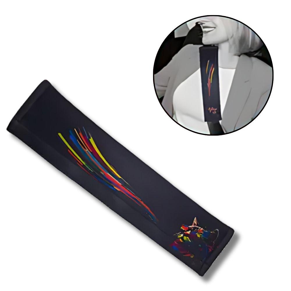 ALMOFADA CINTO SEGURANCA NEOPRENE GATO OCULOS