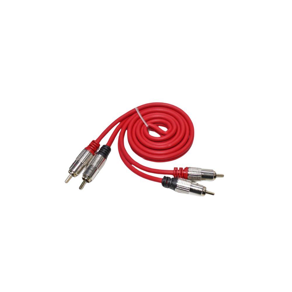 CABO RCA 1M 5MM PLUG R OURO TRIPLA BLINDAGEM VM
