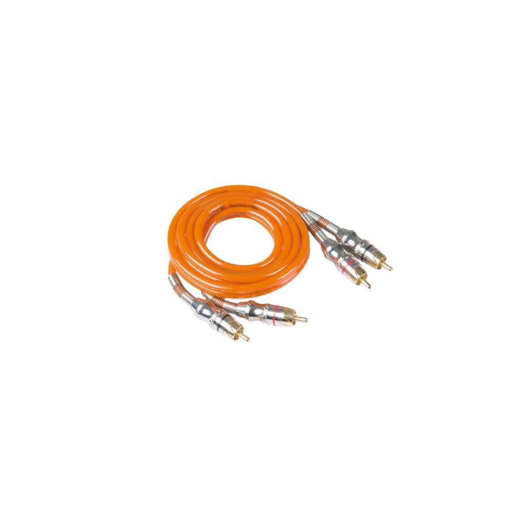 CABO RCA 1M 5MM PLUG R OURO TRIPLA BLINDAGEM LJ