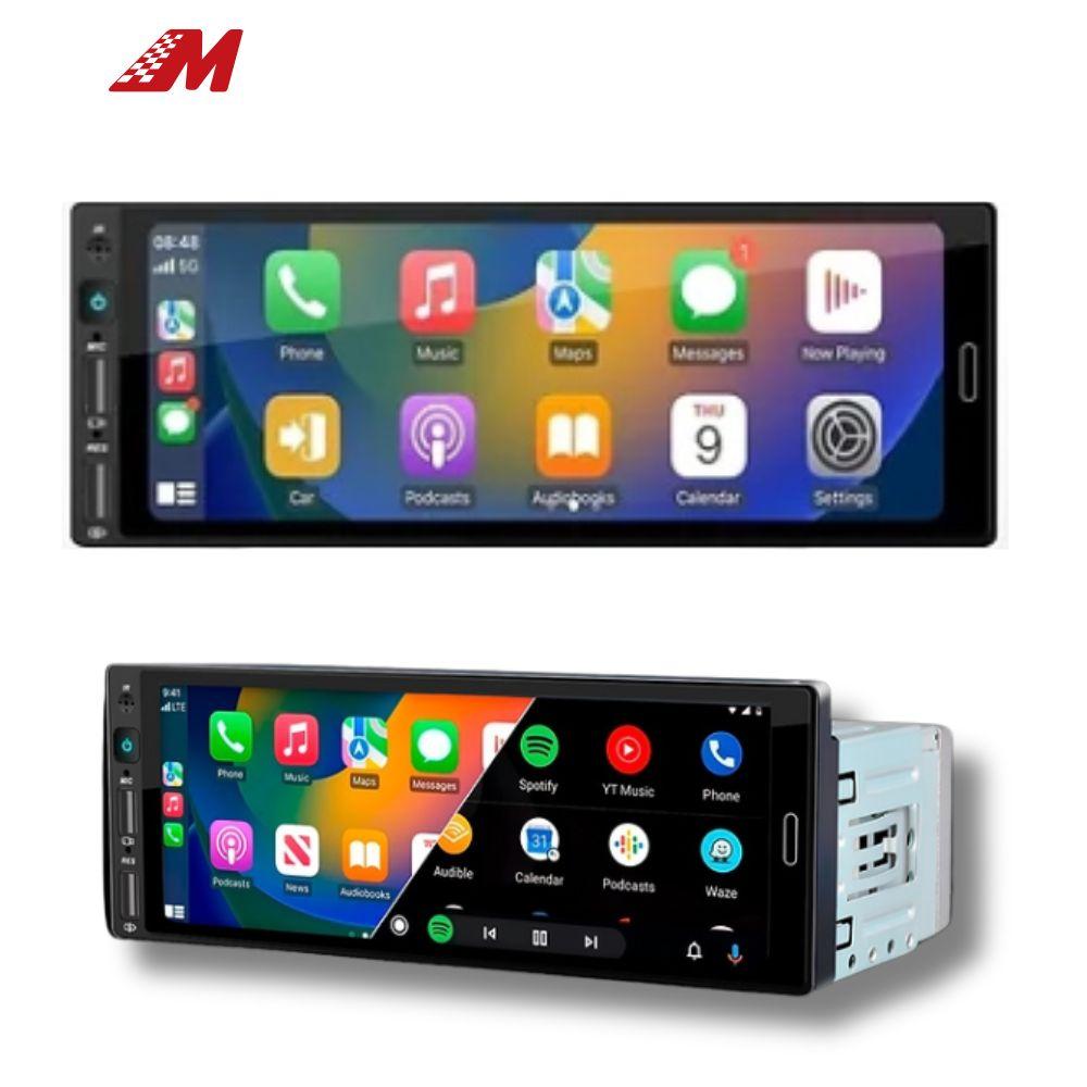 MULTIMIDIA 1 DIN 6,86" CARPLAY/ANDROIDAUTO C/S FIO