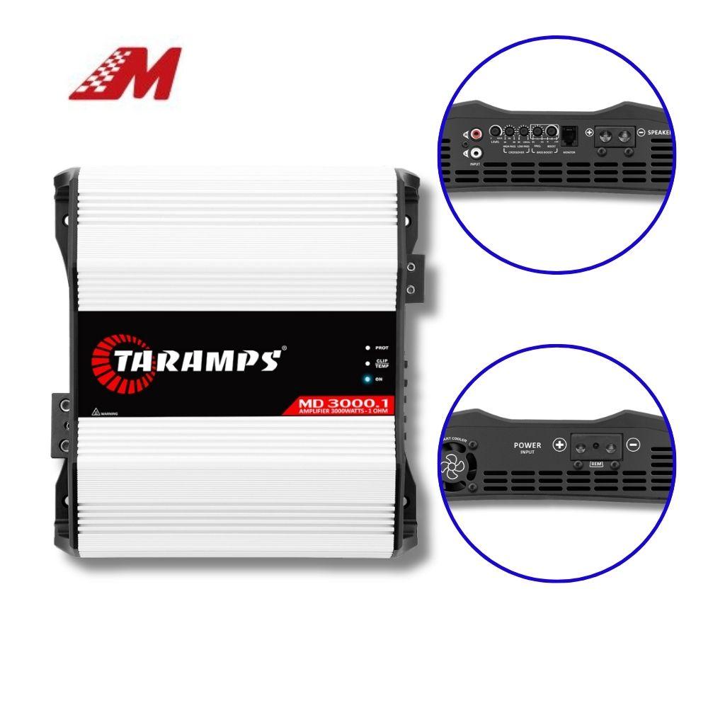 AMPLIF 1 CANAL 3000W RMS 1 OHM (MD 3000.1- 1 OHM)