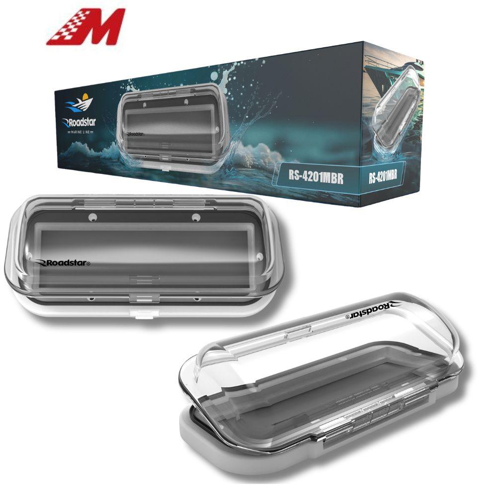 CAIXA ACRILICA MIDIA RECEIVER 1 DIN MARITIMA