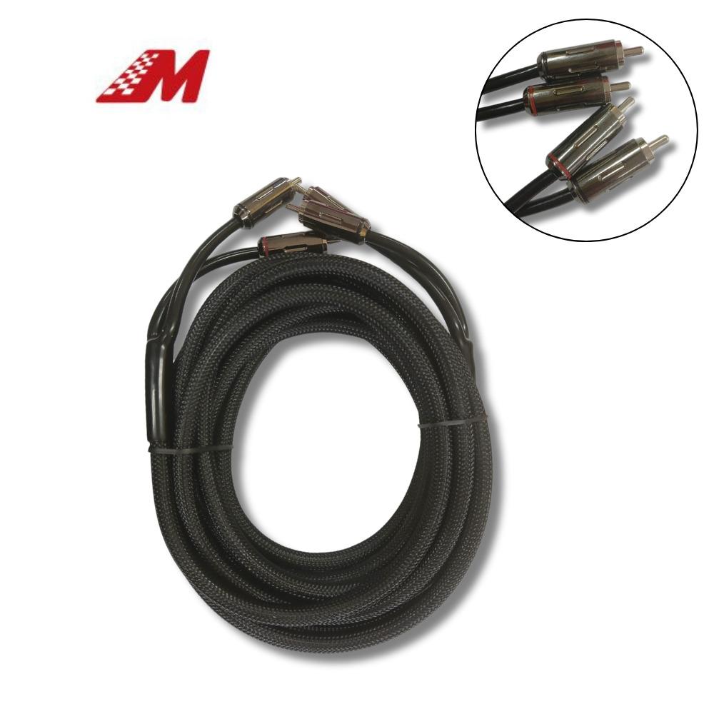 CABO RCA 5M 100% COBRE MALHA NAUTICA PRETO