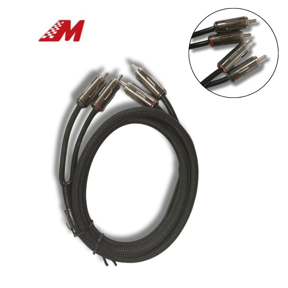 CABO RCA 1M 100% COBRE MALHA NAUTICA PRETO