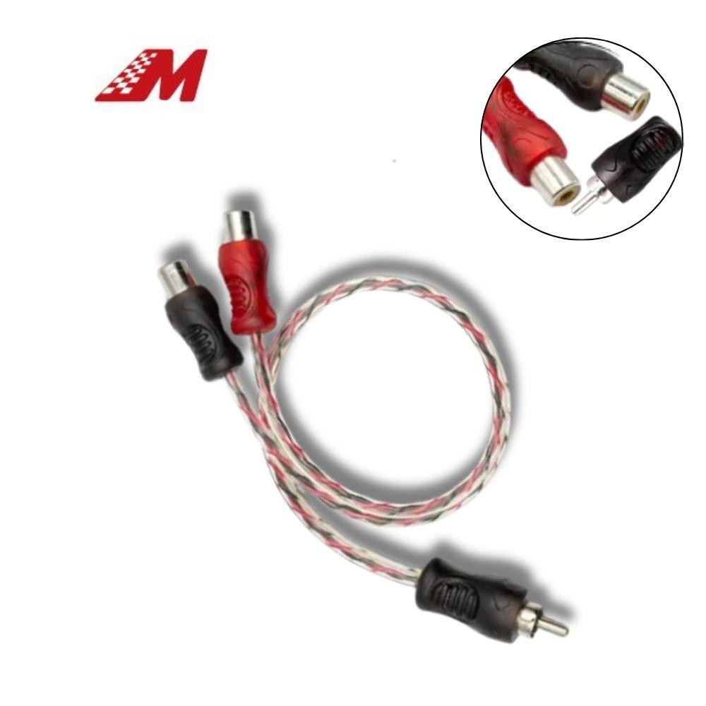 CABO RCA Y 1M/2F 4MM INJETADO