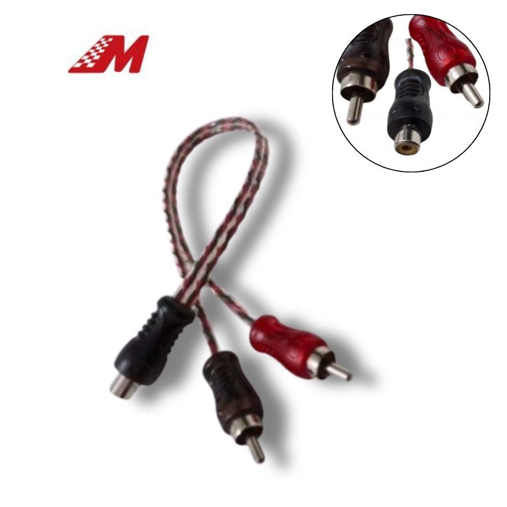 CABO RCA Y 2M/1F 4MM INJETADO