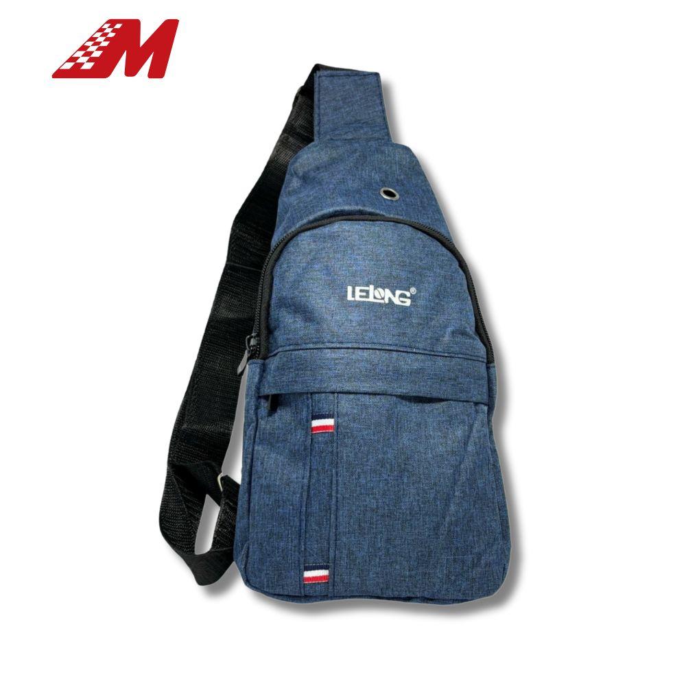 BOLSA TRANSVERSAL SHOULDER BAG NYLON AZUL