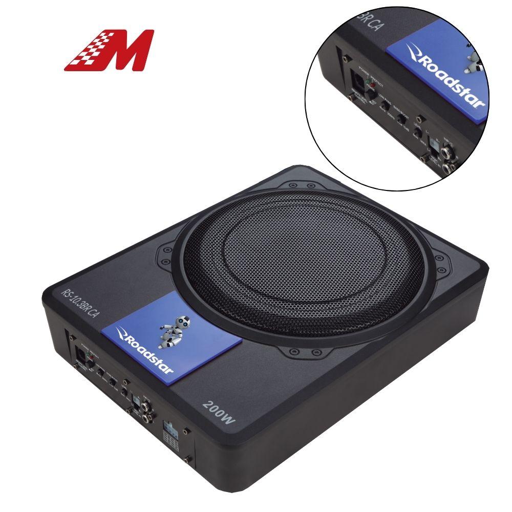 CAIXA AMPLIFICADA SELADA SLIM 10" 200W RMS 4 OHMS