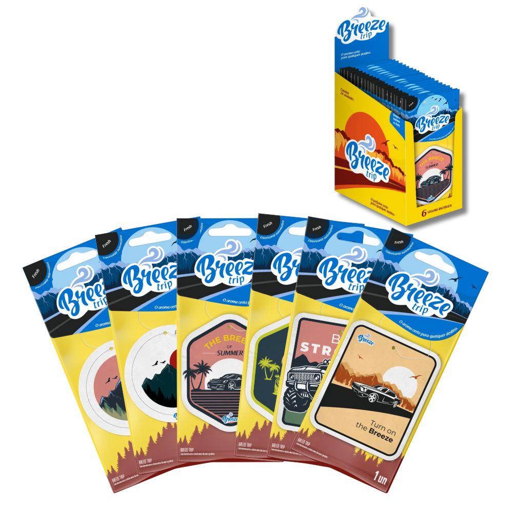 AROMATIZANTE BREEZE CARD TRIP FRESH (24 UN)