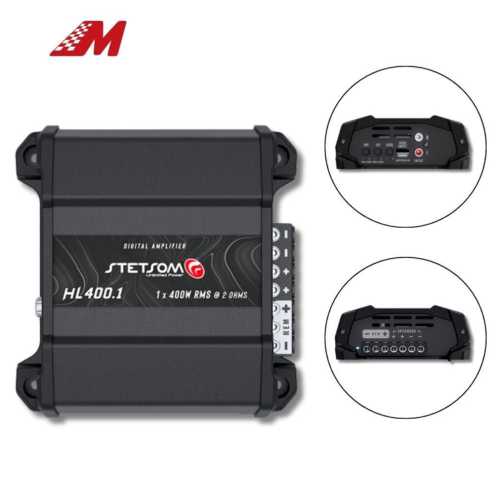 AMPLIF 1 CANAL 400W RMS 2 OHMS D (HL400.1)