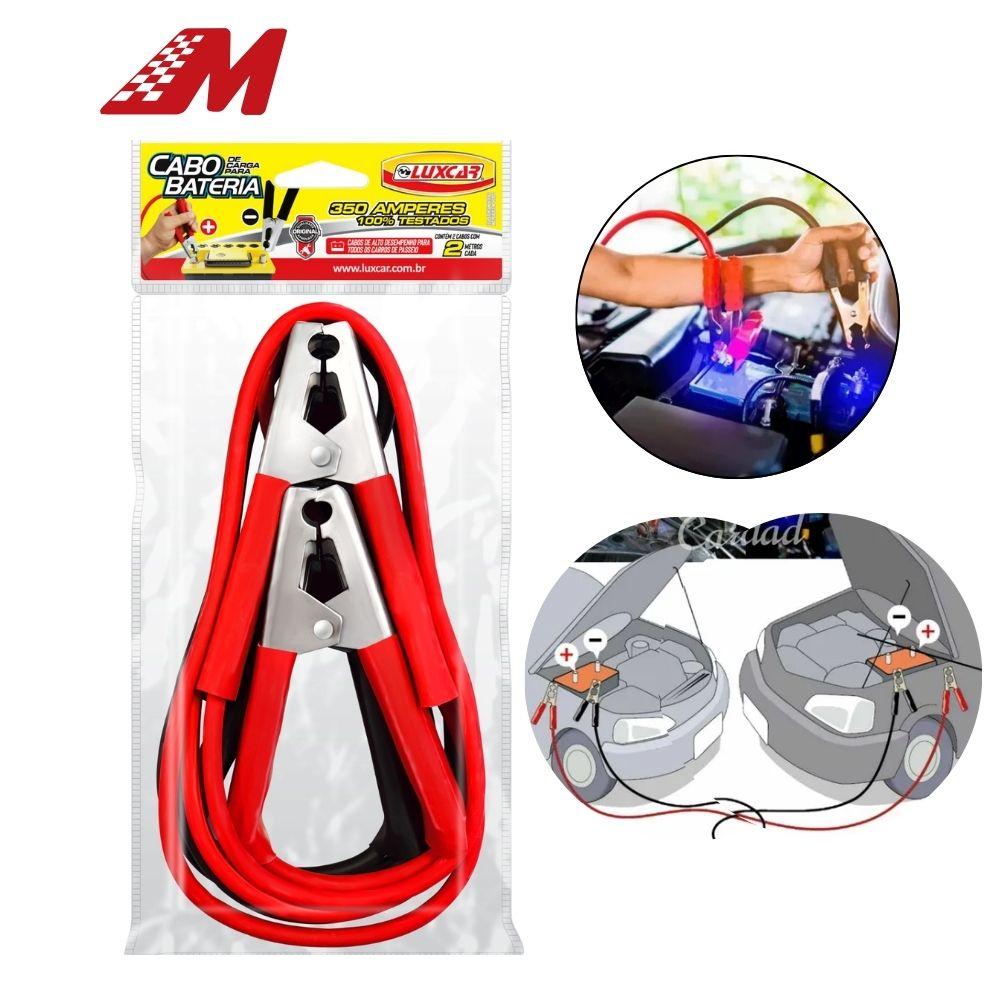 CABO EMERGENCIA BATERIA 12V CHUPETA 2M 350A