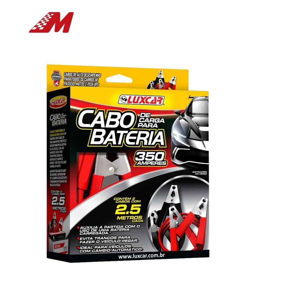 CABO EMERGENCIA BATERIA 12V CHUPETA 2,5MT 350A