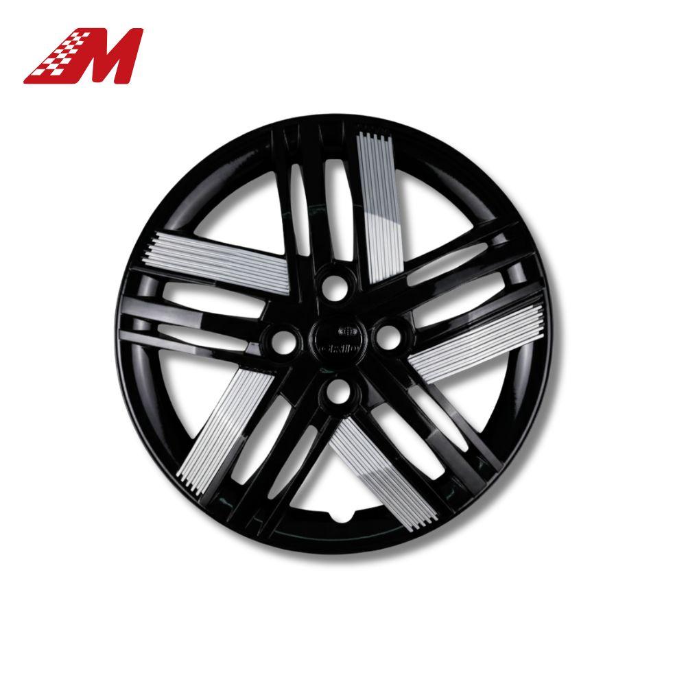 CALOTA ARGO/MOBI 26/ 14" CUBO BAIXO PRETO/PRATA