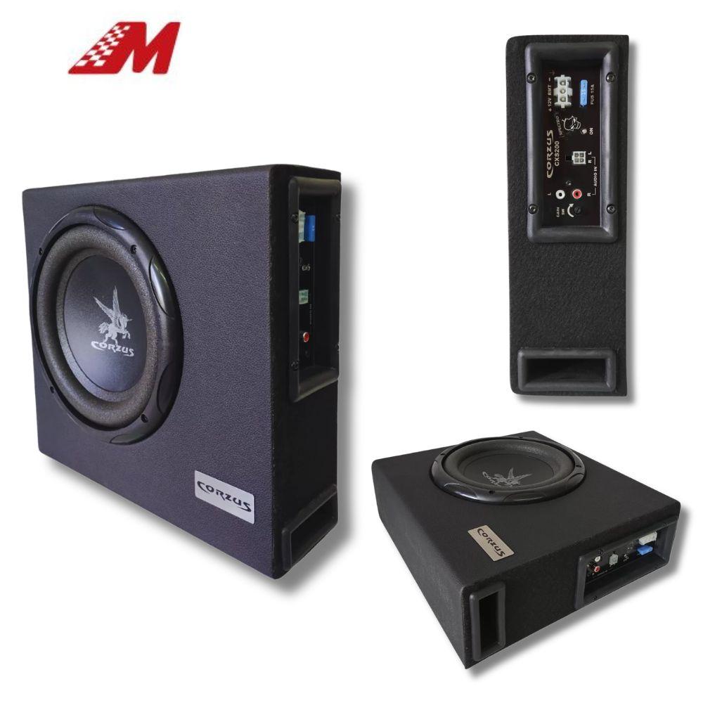 CAIXA AMPLIF MINI SLIM 1 CANAL 8"  200W RMS 2 OHMS