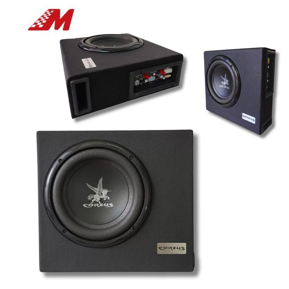 CAIXA AMPLIF MINI SLIM 3 CANAL 8" 200W RMS 2OHM