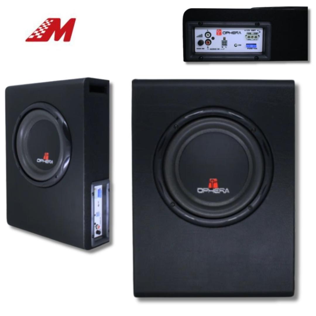CAIXA AMPLIFICADA SELADA SLIM 8" 200W RMS
