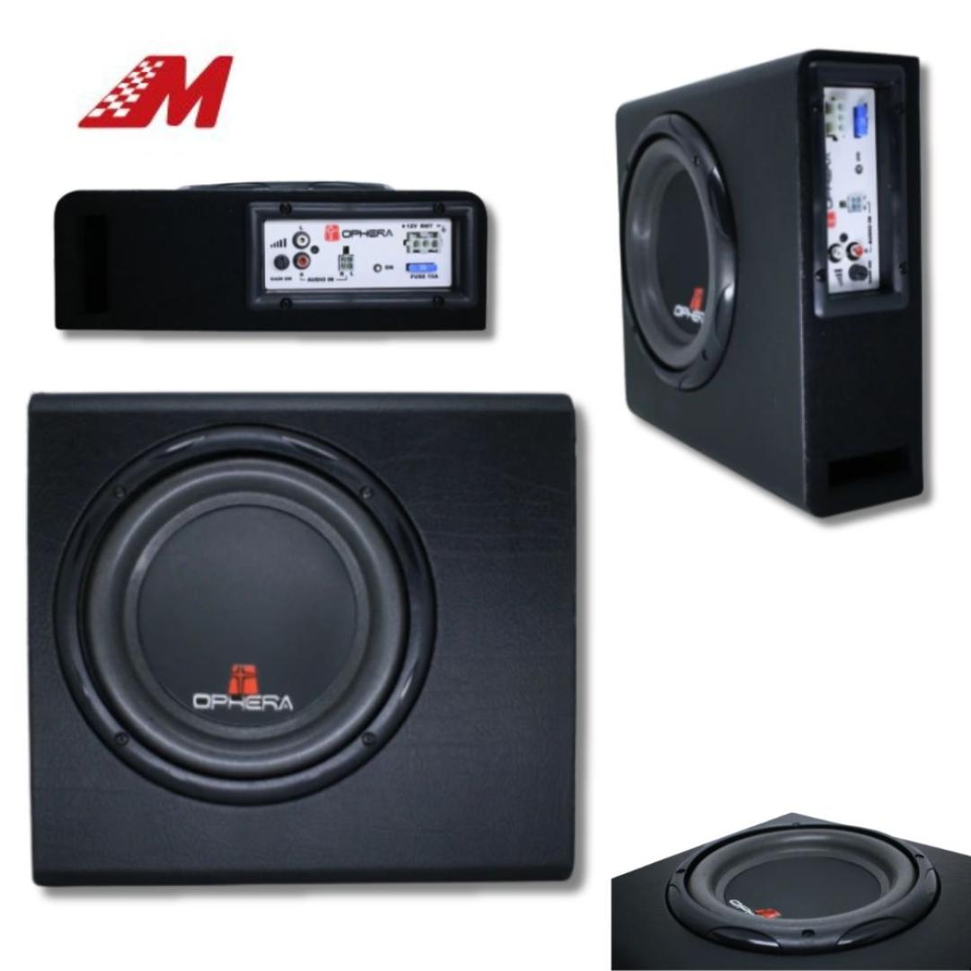 CAIXA AMPLIFICADA SELADA MINI SLIM 8" 200W RMS