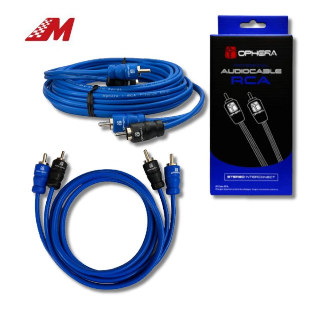 CABO RCA 1M PHANTOM 100% COBRE AZUL