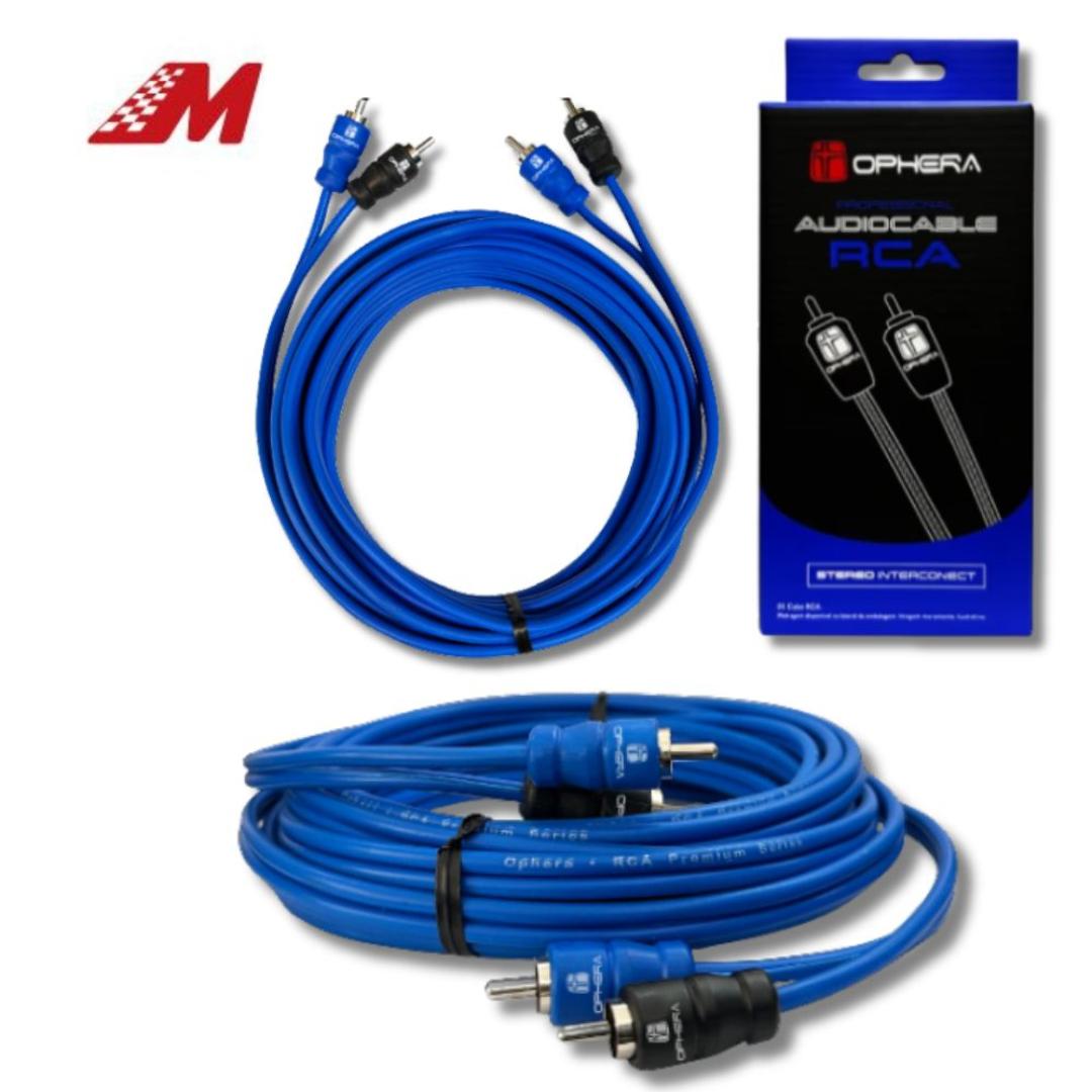 CABO RCA 5M PHANTOM 100% COBRE AZUL
