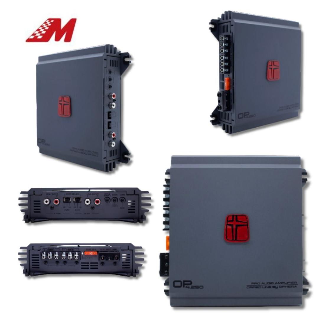 AMPLIF 4 CANAIS 1000W RMS 4X250WRMS 2 OHMS ORFEO