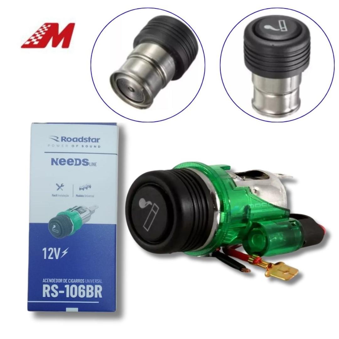 ACENDEDOR CIGARRO 12V VERDE UNIV