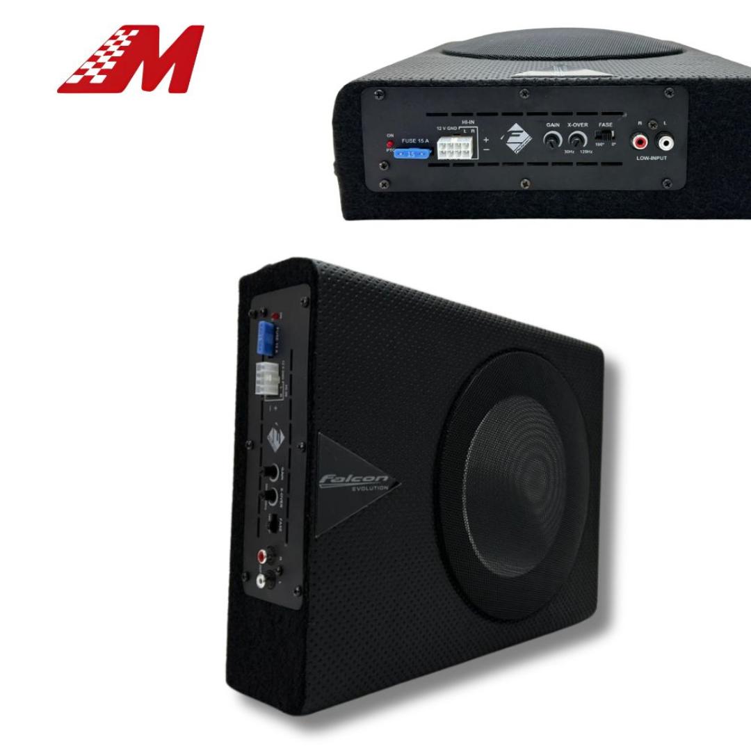 CAIXA AMPLIFICADA SELADA NANO SLIM 8" 200W RMS