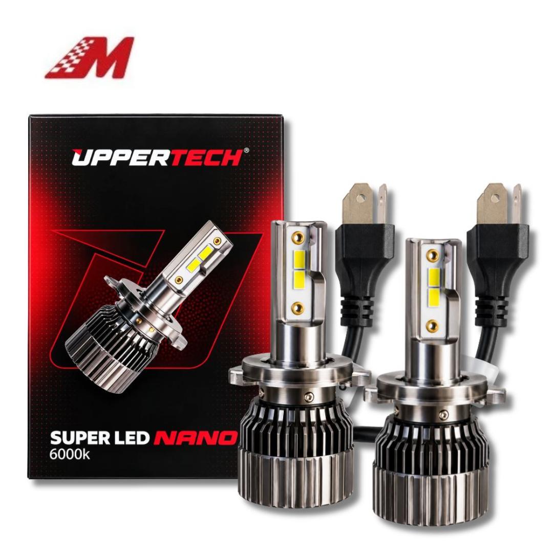 KIT LAMPADA SUPER LED NANO H4/H19 12V 48W 8000LM