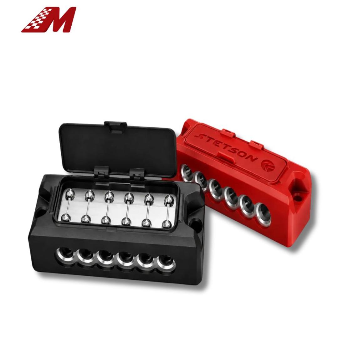 KIT BARRAMENTO 6X6 12 VIAS PR/VM (2 PCS)
