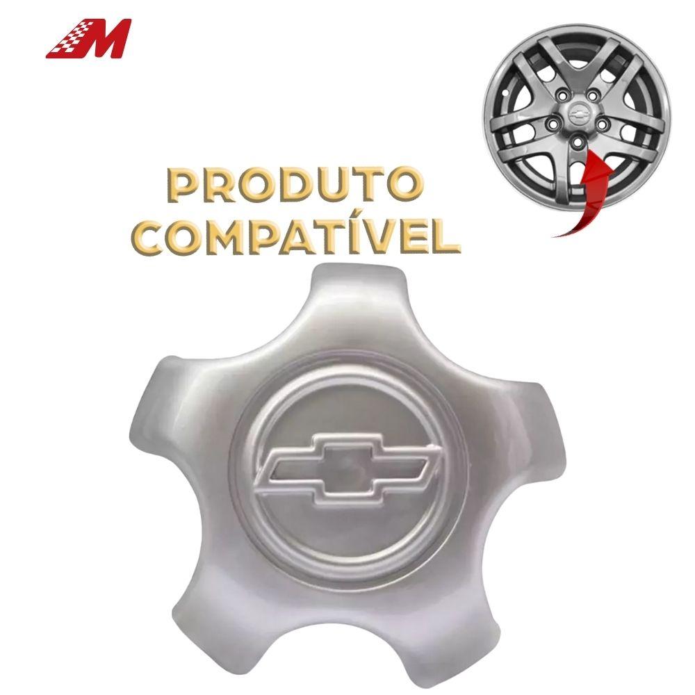 CALOTA CENTRAL RODA S10/BLAZER 97/02 PRATA