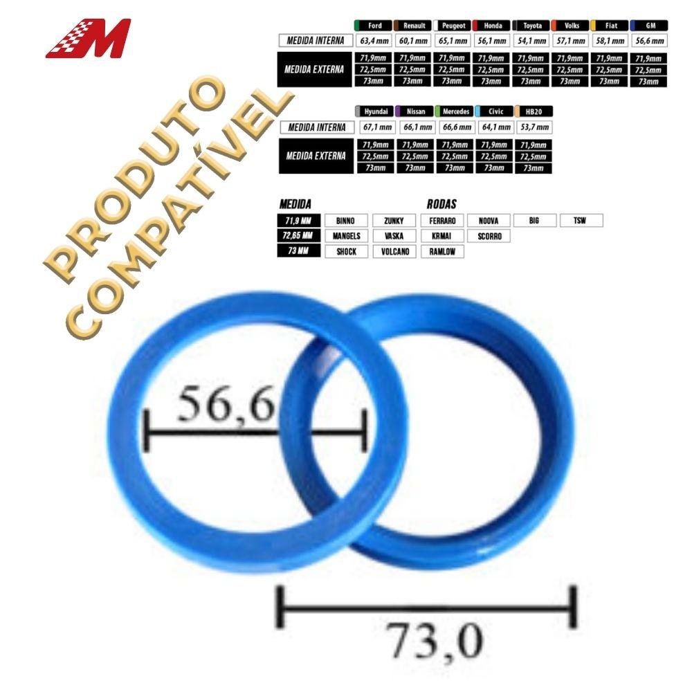 ANEL CENTRALIZADOR 73MM GM AZUL (4 UN)