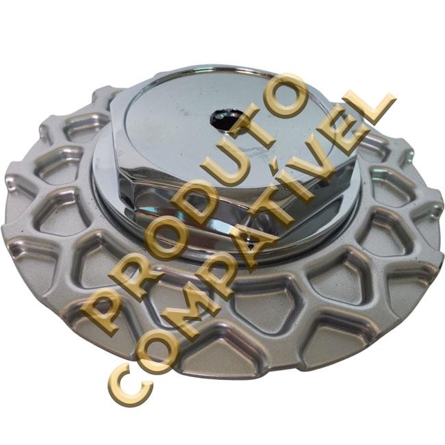 CALOTA CENTRAL RODA BBS NOVA ZUNK PRATA ZK-370