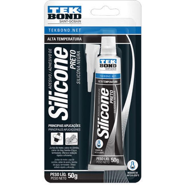 ADESIVO SILICONE ALTA TEMPERATURA ACETICO PR 50G