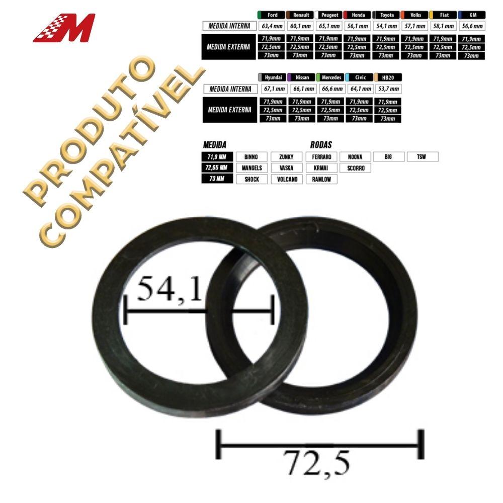 ANEL CENTRALIZADOR 72.5MM PR TOYOTA MANGELS (4 UN)