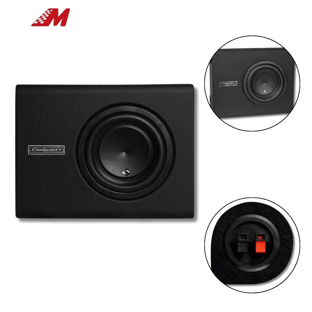 CAIXA ACUSTICA DUTADA SLIM 8" 200W RMS 4 OHMS