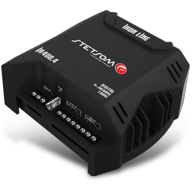 AMPLIF 4 CANAIS 400W RMS 2 OHMS D (IR400.4)