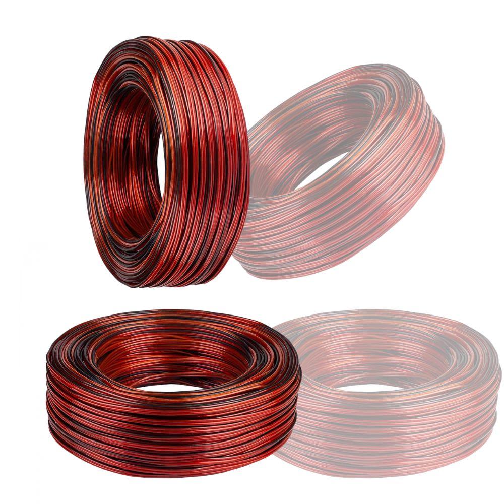 CABO PARALELO BICOLOR CRISTAL 2X14" 2X1,50MM 100M