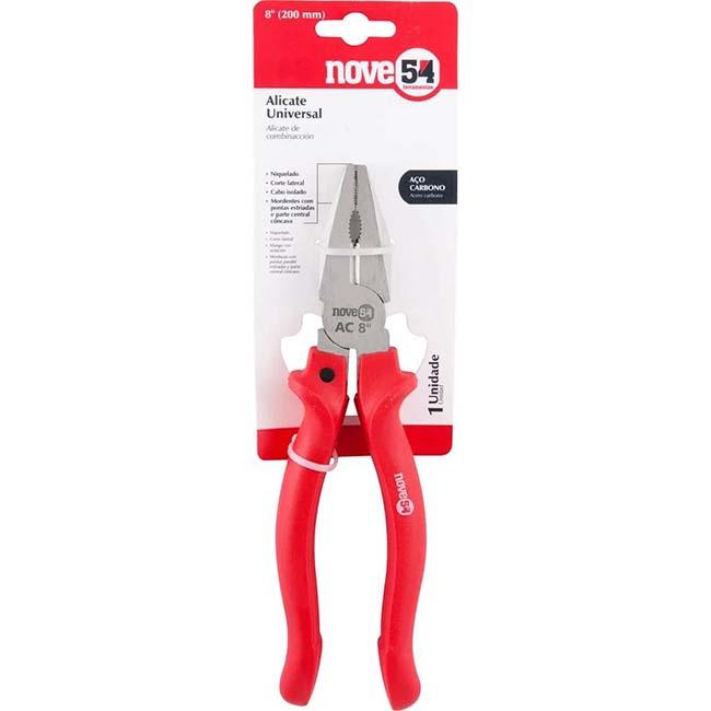 ALICATE TRADICIONAL 8" 200MM ACO CARBONO NOVE54