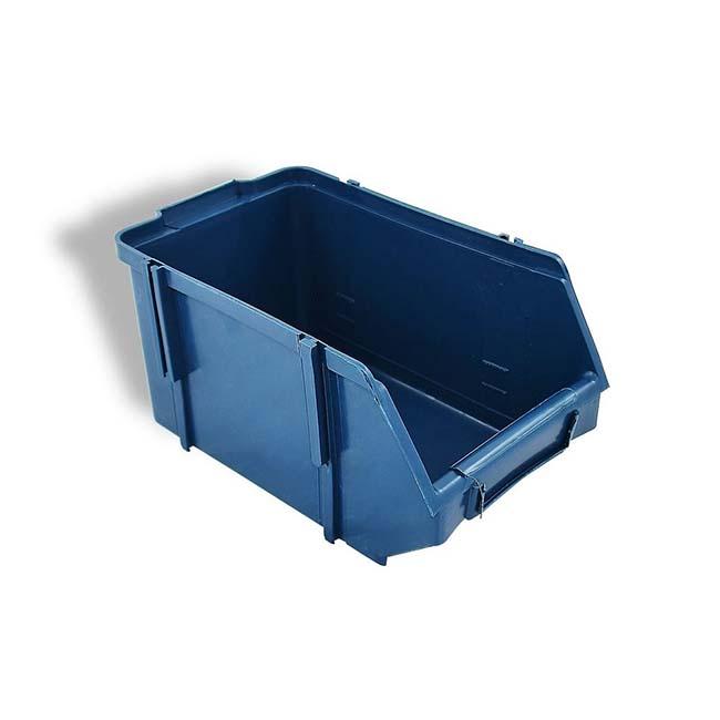 CAIXA PLASTICA GAVETA M Nº 5 AZ EMPILHAVEL (9UN)
