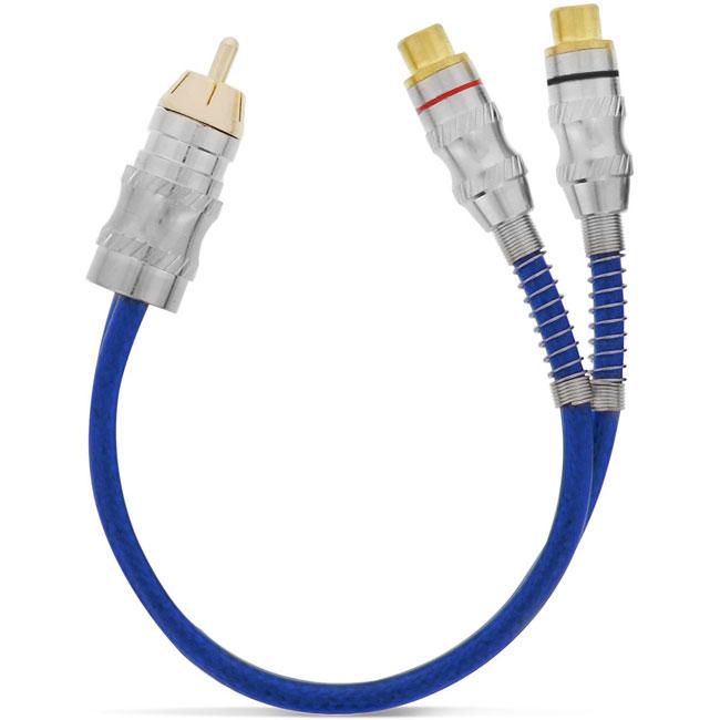 CABO RCA Y 1M/2F 5MM PLUG R AZ PRIME 30CM