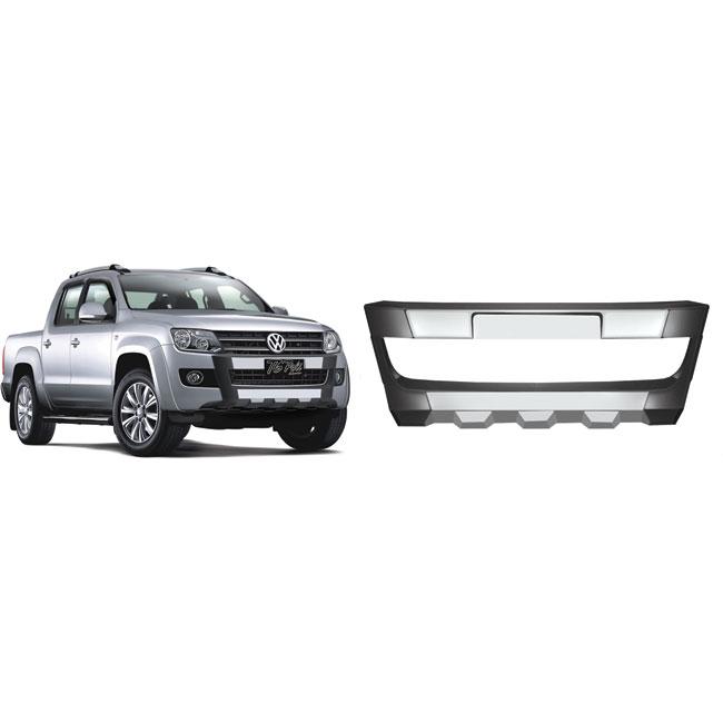 BUMPER AMAROK 10/16 (PRETO C/PRATA-ALUMINIUM)