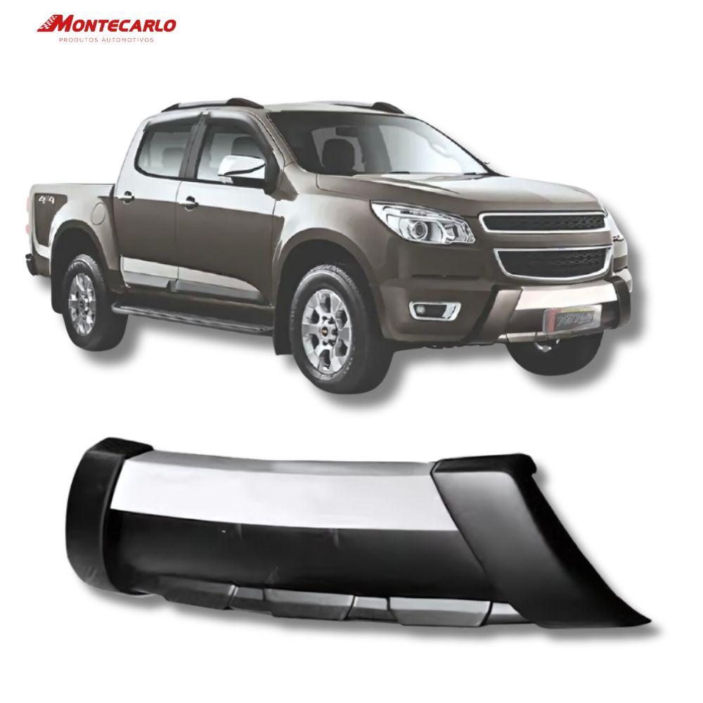 BUMPER S10 CABINE SIMPLES/ DUPLA 12/15 PRETO/PRATA