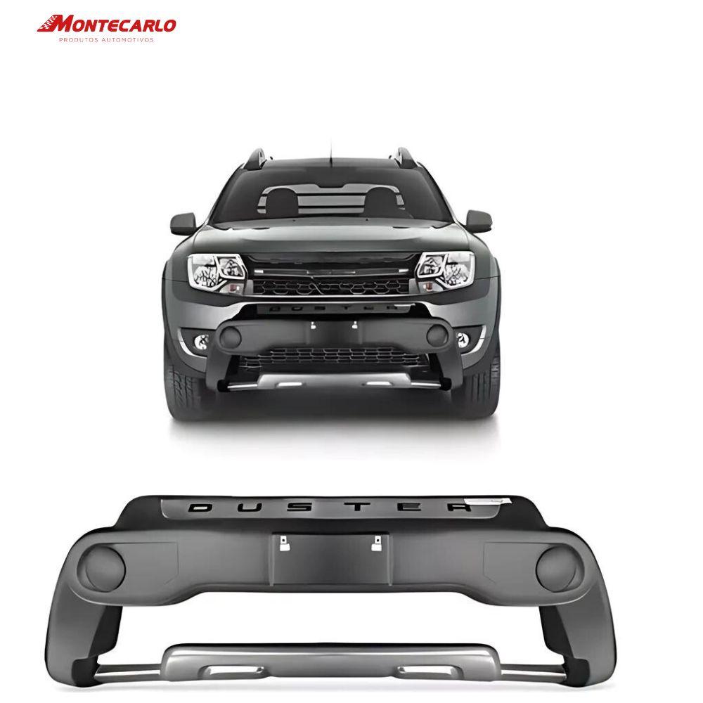 BUMPER DUSTER/OROCH 15/19 PR/PT S/RASG P/FAROL AUX